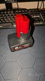 Batteria Milwaukee M12 REDLITHIUM6 6.0 ah (Nuova)