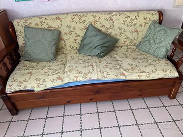 Diavno letto legno massello