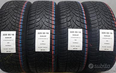 4 GOMME 225 55 16 DUNLOP BR1365