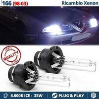 2 Lampade XENON Alfa Romeo 166 Ricambio D2S 6000k