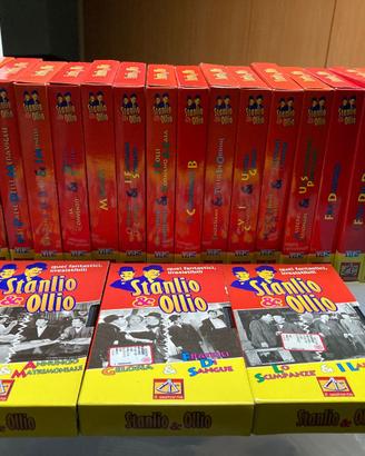 Collezione Cassette Vhs Stanlio & Ollio