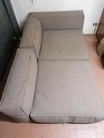 Divano ad angolo sfoderabile