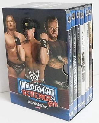 BOX COFANETTO 6 DVD WRESTLEMANIA REVENGE UNICO