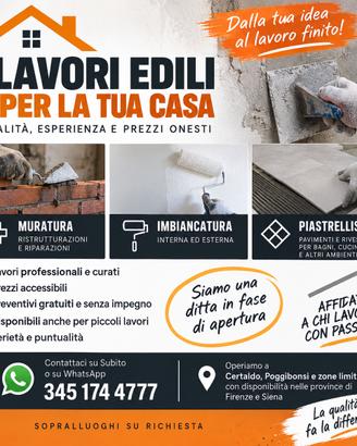 Muratore, imbianchino e piastrellista