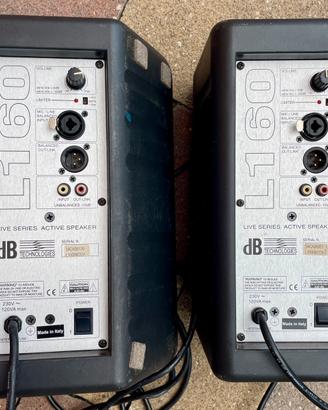 Casse amplificate DB TECHNOLOGIES