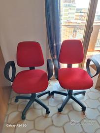 Poltroncine da ufficio con ruote