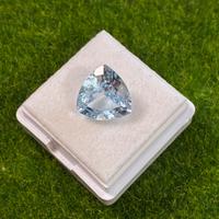 Tormalina 5.40 ct taglio trillion certificata