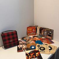 Lotto vinili 45 giri - set da 22 pezzi