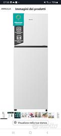 frigorifero doppia porta 325 L hisense RT442N4AWE