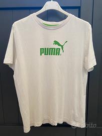 T-shirt Puma bianca uomo