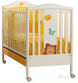 Culla lettino Azur Savana Leone con Materasso