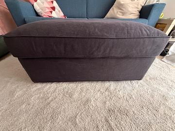 Pouf ikea kivik contenitore