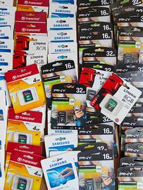 SCHEDE MEMORY CARD MEMORIA SD / MICROSD