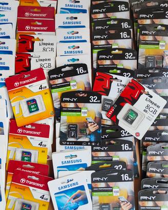 SCHEDE MEMORY CARD MEMORIA SD / MICROSD