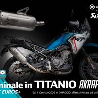 CF MOTO 450MT con scarico AKRAPOVIC in omaggio