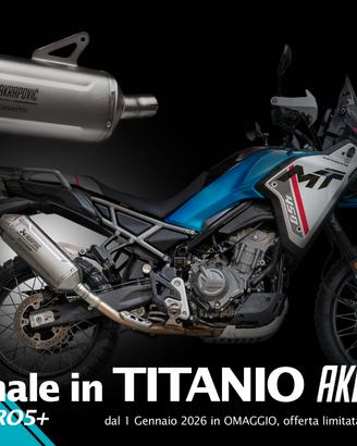 CF MOTO 450MT con scarico AKRAPOVIC in omaggio