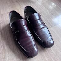 Mocassini uomo vintage Moreschi bordaeux