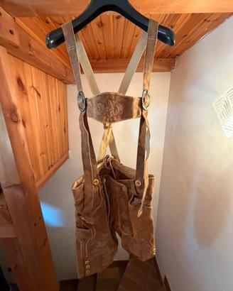 Lederhosen pantaloni di cuoio buona fattura tg 46