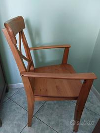 Poltroncina in legno 