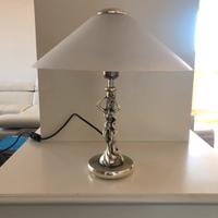 Lampada da tavolo in argento Ottaviani