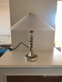 Lampada da tavolo in argento Ottaviani