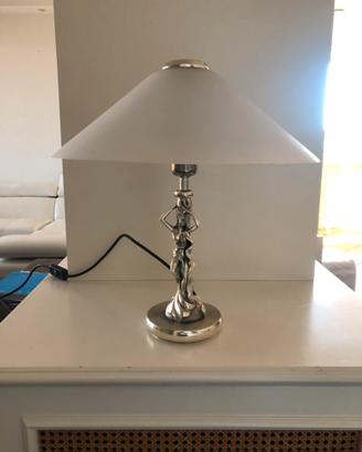 Lampada da tavolo in argento Ottaviani