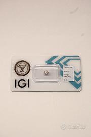 Diamante Naturale IGI 0.35ct - (Sigillato)