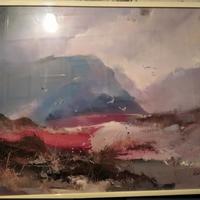 Dipinto Wilfred Lang Artista "Canto della Natura"