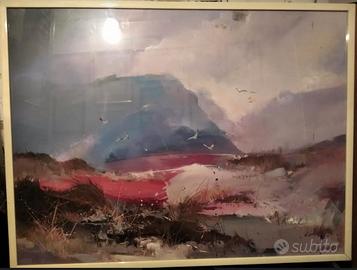Dipinto Wilfred Lang Artista "Canto della Natura"