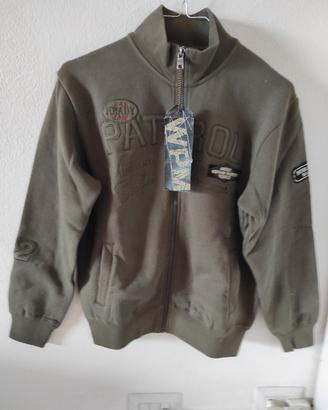 Felpa con zip - Tg 10 anni 