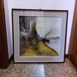 quadro olio su tela SCANO WALTER 