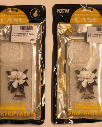 2 cover per iPhone 15 Pro nuove mai aperte