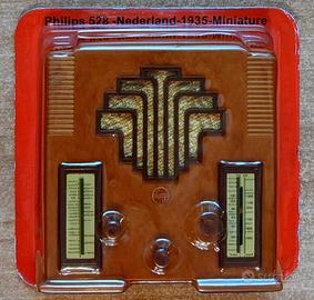 Radio Philips 528 (modello in scala)