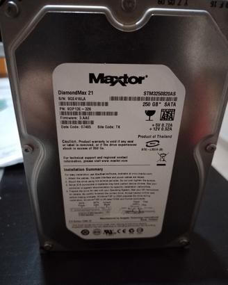 hard disk 250 GB sata 