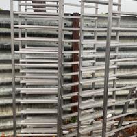 Carrelli doppi porta teglie in acciaio inox