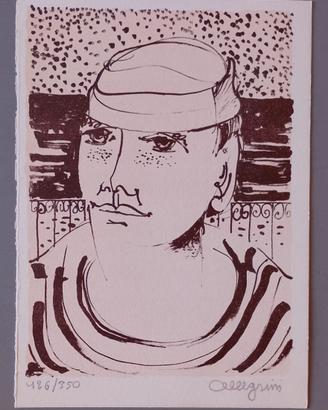 Francesco Allegrini (1938-2010) Litografia Firmata