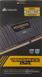 RAM Vengeance Corsair DDR4 LPX 2*8GB(16GB)