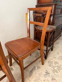 sedia in legno vintage