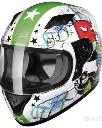 CASCO INTEGRALE MOTO BAYARD CARTOON DA BAMBINO