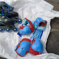 Kit pattini ginocchiere e gomitiere