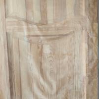 porta in legno massello allo stato grezzo 