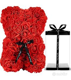 Orsetto di Rose Rosse - San Valentino