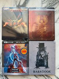 LOTTO 4 STEELBOOK BLU-RAY 4K UHD NUOVE ITALIANE