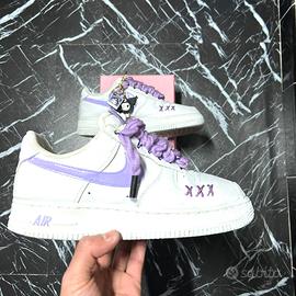 🩷NIKE AIR FORCE 1 CUSTOM VIOLA- EU39 – PEZZO UNICO