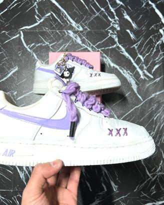 🩷NIKE AIR FORCE 1 CUSTOM VIOLA- EU39 – PEZZO UNICO