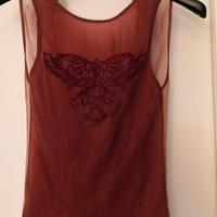 Top elegante bordeaux Pinko M