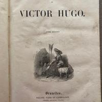 Libro antico uvres de Victor Hugo: Poésie