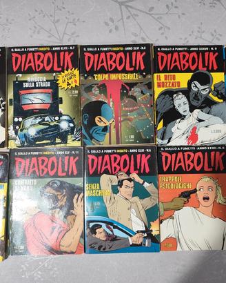 Lotto 3 - 10 fumetti Diabolik