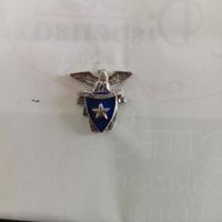 Distintivo scudo blu con stella – Soccorso Alpino