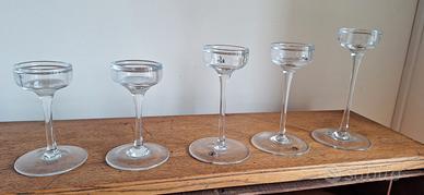 Set 5 portacandele IKEA Blomster NUOVI etichetta